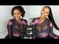 How To: Sleek Ponytail Tutorial, NO GEL,NO WAX| TheRealHerMimi