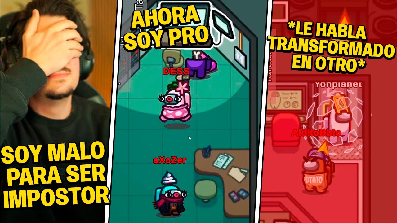 DESS NO SABE JUGAR DE IMPOSTOR EN AMONG US😂 *No disimula a la hora de m4t4r*