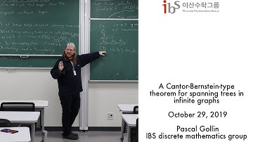 2019-10-29 Pascal Gollin, A Cantor-Bernstein-type theorem for spanning trees in infinite graphs
