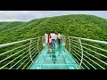 Rajgir glass bridge  indias first glass skywalk  bihar  4k