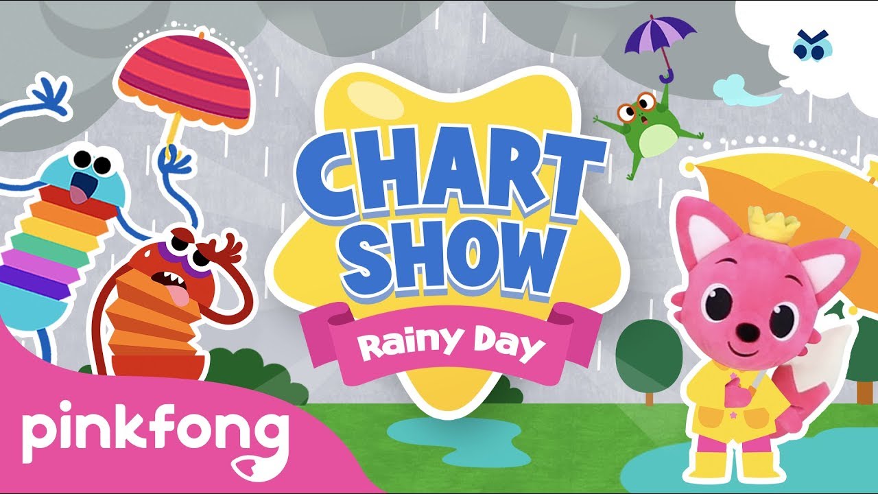 Pinkfong Chart Show: Rainy Day Songs | Pinkfong Baby Shark Chart Show ...