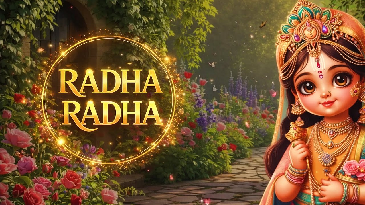 राधा राधा नाम जप  11000 बार | 1 घंटा नॉन-स्टॉप मधुर भजन मन को शांति #राधाराधा #RadhaRadha #राधानामजप