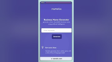 How to Generate Creative Brand Names for Your Business | Namelix Review