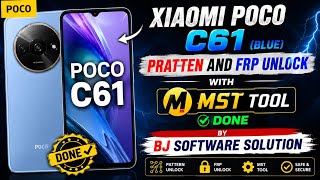 Xiaomi Poco C61 (blue) Pratten and Frp Unlock With MST Tool Done By BJ Software Solution screenshot 4