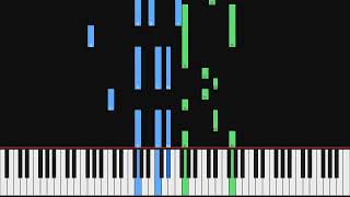 Franz Schubert - Deutsche Tänze, D. 970 No. 1 | Piano Visualization