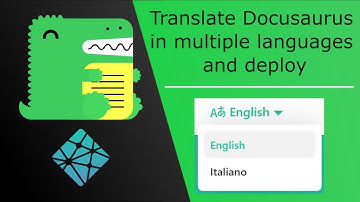 Translate your Docusaurus website