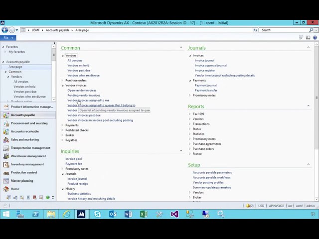 how to hold invoice for payment in ax 2012