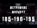 Metronome 185bpm 190bpm 195bpm