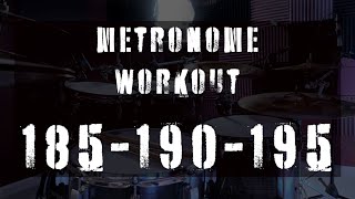 Metronome 185bpm 190bpm 195bpm