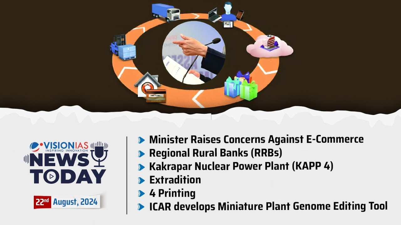 News Today | Daily Current Affairs | 22nd August, 2024 - YouTube
