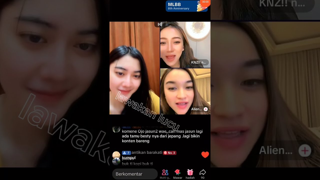 JASUN BIBER ISTRI TUA DAN MUDA KUMPUL, TIARA DAN KNZI CURHAT SERU