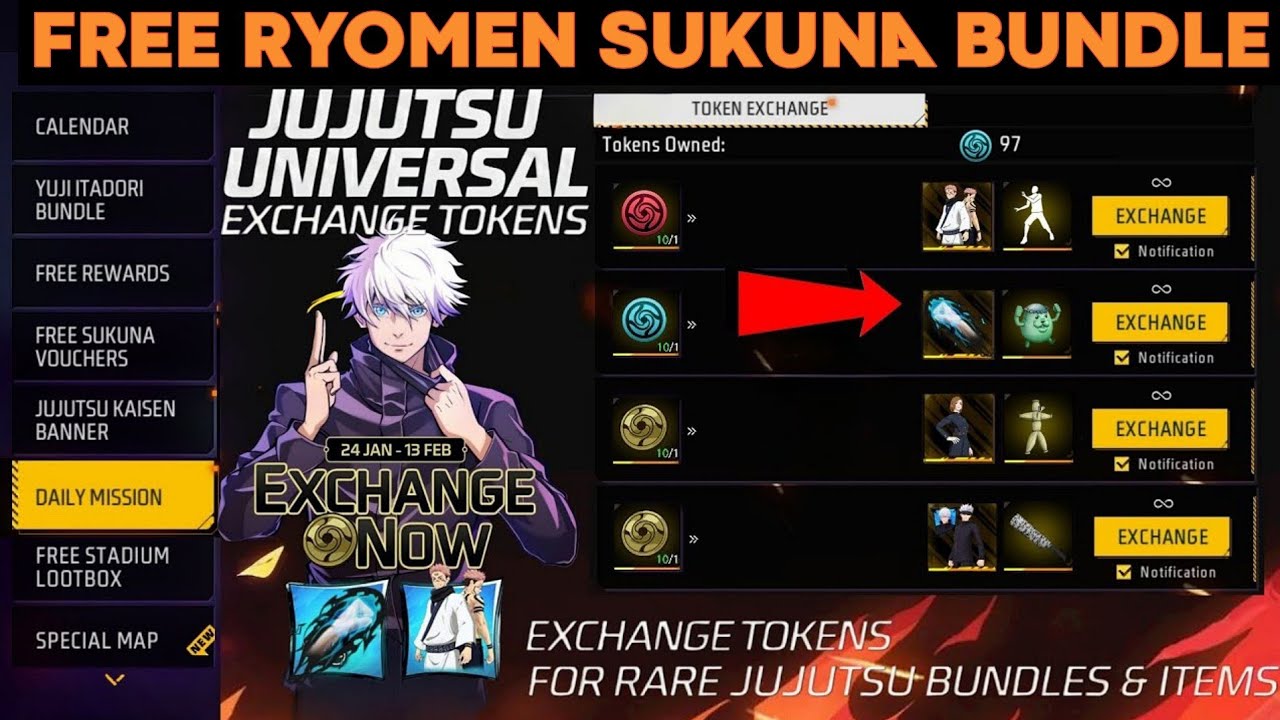 FREE RYOMEN SUKUNA BUNDLE REWARD കണ്ടോ🔥 TONIGHT UPDATE FREE FIRE| FREE FIRE NEW EVENT MALAYALAM| FF