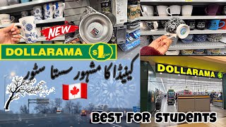 DOLLARAMA Full Tour| Cheapest Store in Canada |Whats New Inside | DUBAI TO CANADA SERIES🇨🇦