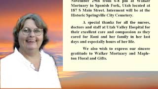 Roni Sue Broderick Dec 26, 1955 Nov 18, 2024 Now With Mike