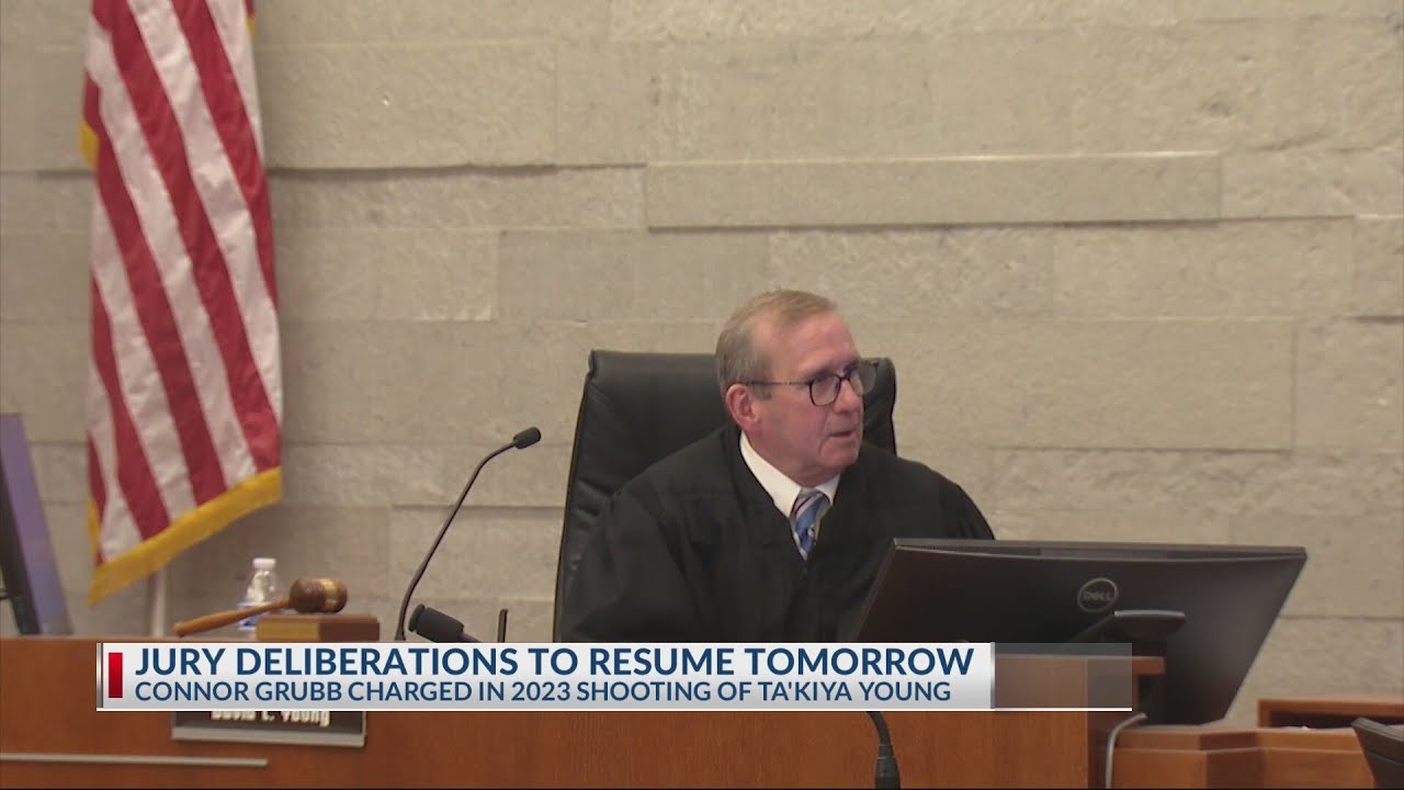 Jury deliberations in officer's murder trial will resume Friday - YouTube