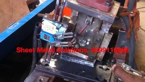 POP Cross Roll Forming Machine. Auto Cut.