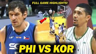 STRONG GROUP PH VS KOREA! Debut Game ni Boban Marjanovic! Nagpa-ulan ng TRES ang Korea! | Highlights screenshot 2