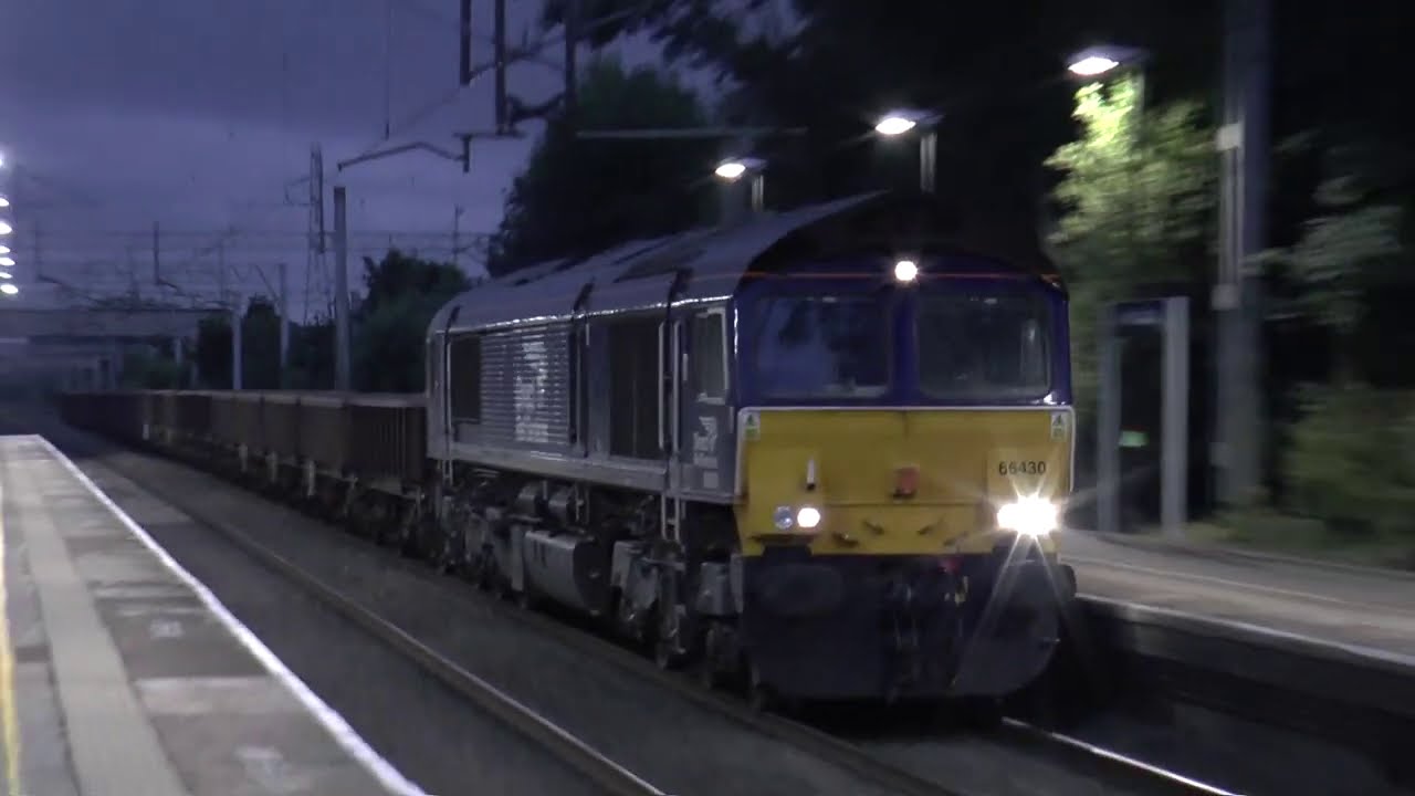 Trains at Night Compilation Part 1 YouTube