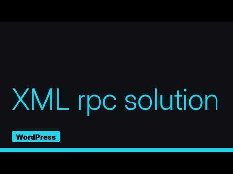 Wordpress: How Enable XML-RPC in WP 4.8.2?