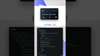 Elon Musk’s Credit Card UI 😳 | HTML CSS Animation #shorts