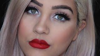 Old Hollywood/Pin Up Glam using Kylie Lip Kit STYLEBYDAHL screenshot 1