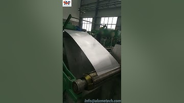 Aluminum coil continuous casting and rolling production line