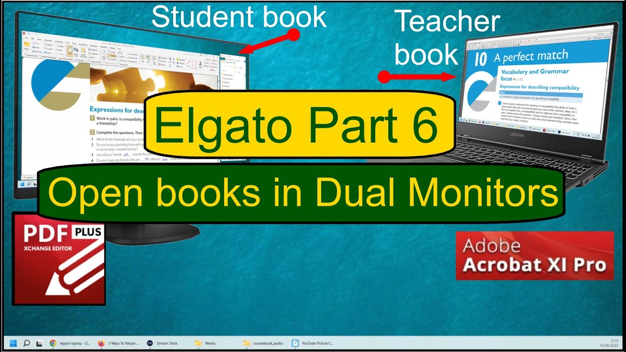 Elgato part 6 - Open 2 pdfs in different monitors