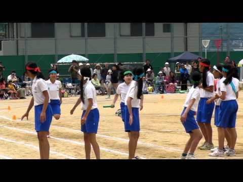 Japan Sports Meets 4x200 relay  (6th grader)  運動会　ﾘﾚｰ 6年