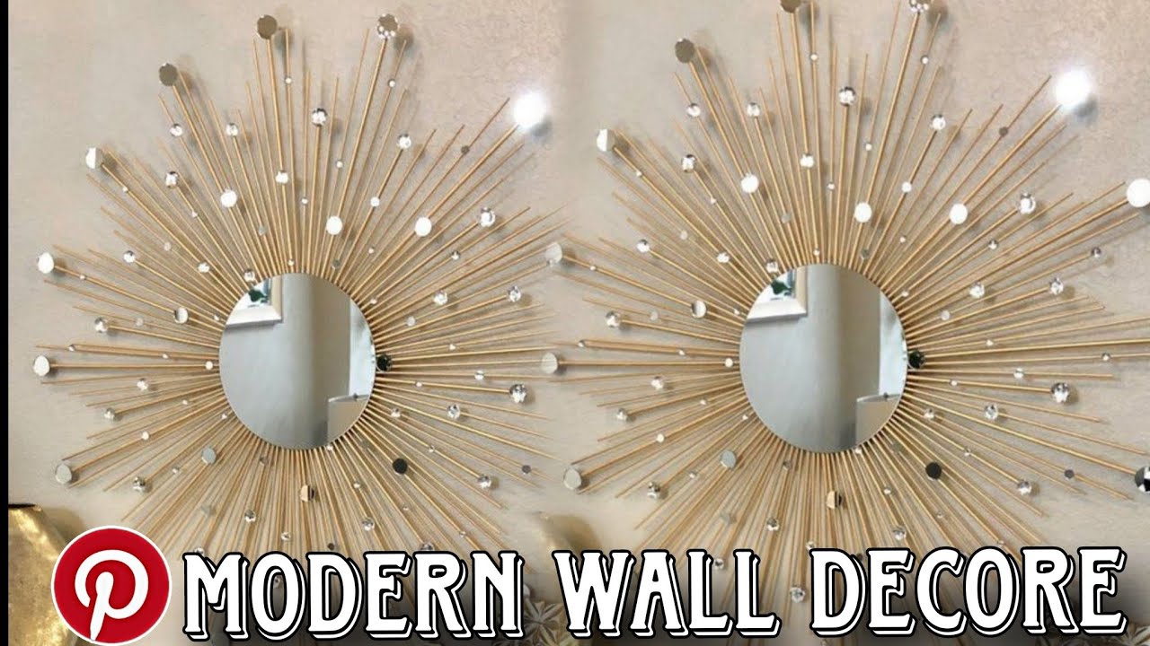Modern mirrors wall decore | homedecore | pintrest inspired ✨️ | aisha 67 craft.