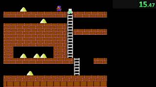 Lode Runner. Level 10. 40.70