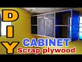 DIY How to Make a Cabinet using Scrap Plywoods | Computer Table Convert to Cabinet |DIY Cabinet