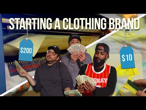 Starting A Clothing Brand Under $200 | From The Ground Up (Nothing To Something)