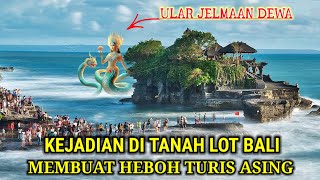 Viral !! Detik-detik Kemunculan Ular Jelmaan Dewa Di Tanah Lot Bali Hebohkan Warga