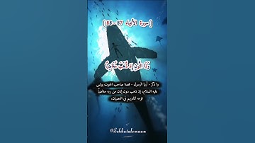 وذا النون إذ ذهب مغاضبًا #تلاوة_خاشعة #عبدالعزيز_سحيم #سورة_الأنبياء #قرآن #quran