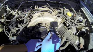 Nissan frontier coolant leak inspection and replace.