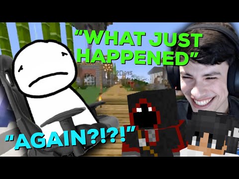Dream falls out of his chair AGAIN while telling funny STORIES! (georgenotfound, sapnap, badboyhalo)