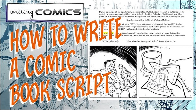 Draw a comic page based on your script by Wmartstudio6