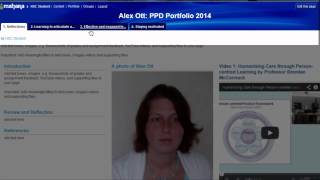 Mahara: How to edit and add content to pages in a collection
