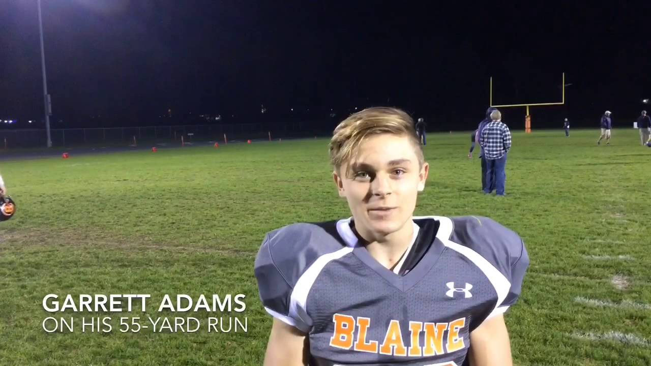 Highlights from Blaine football 4521 loss YouTube