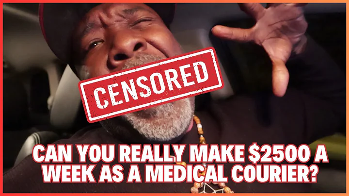 The truth about making $2500 weekly as a medical courier