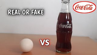 EXPERIMENT | COCA COLA vs EGG | Real or Fake | Now the truth 🤯