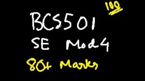 SE/SEPM MODULE 4 BCS501 Software Engineering and Project Management | 22 Scheme VTU 5th SEM CSE