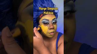Marge Simpson Makeup Transformation 💛💙