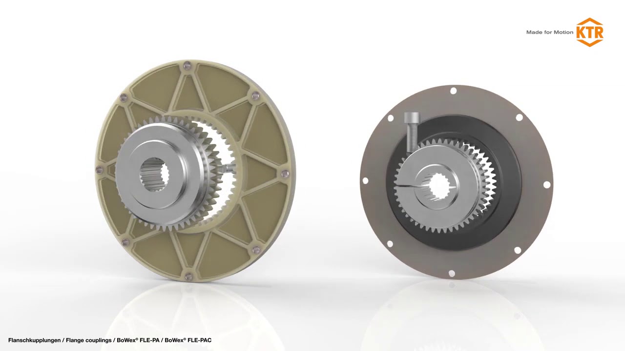 BoWex® FLE PAC  Torsionally rigid flange coupling   KTR Systems