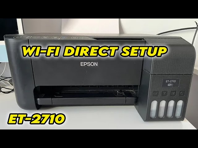 Epson EcoTank ET-2710 printer review