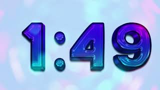 5-Minute Countdown Gradient Purple Party Timer