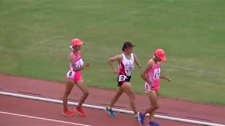 20180902福岡県高校新人陸上北部予選 女子5000m競歩決勝