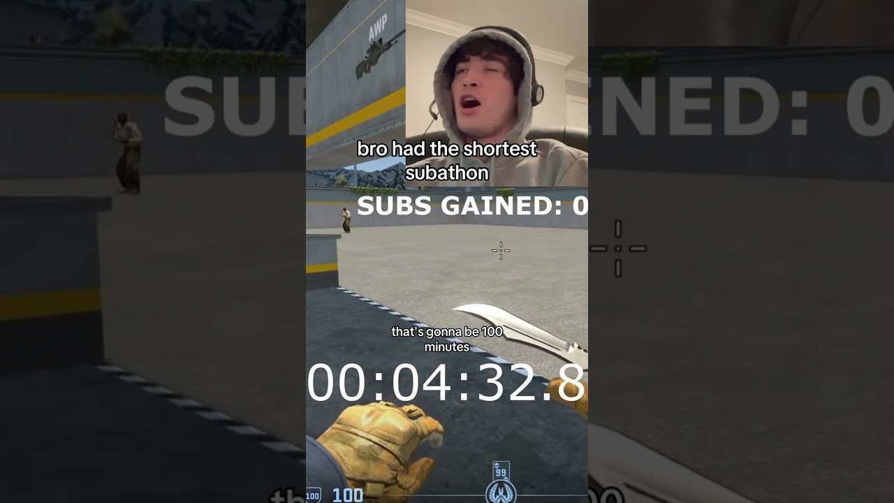this was the shortest subathon ever 