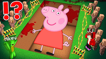 JJ and Mikey Found Scary Peppa Pig in Minecraft ! Maizen family