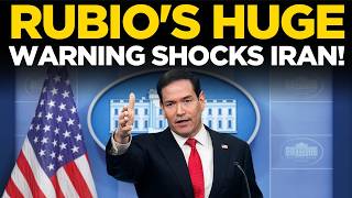 Marco Rubio LIVE | Rubio Issues Stark Warning as US Signals Possible Strike on Iran | Khamenei